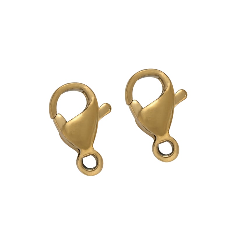 Stainless Steel Lobster Clasp – IP Gold Plated, 9mm & 10mm