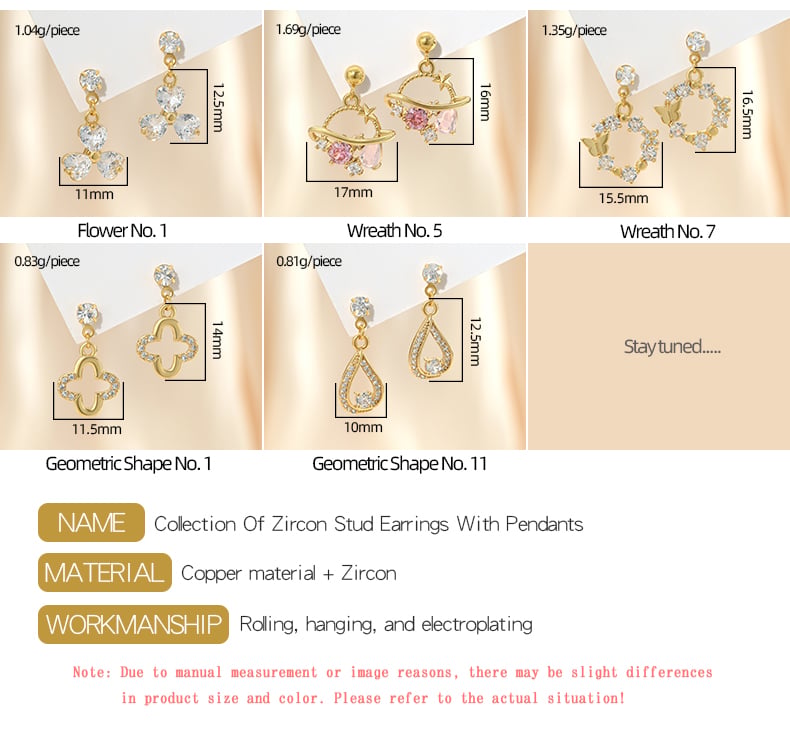 CZ dangle stud earrings size and specification reference.jpg