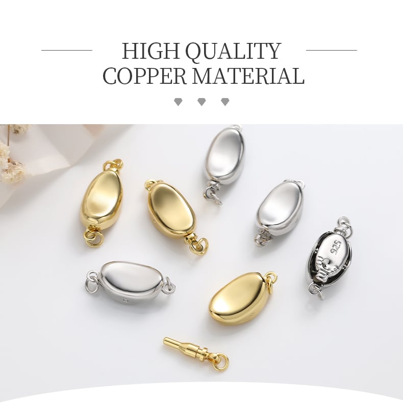Copper ingot clasp plated finish gold and steel detail4.jpg