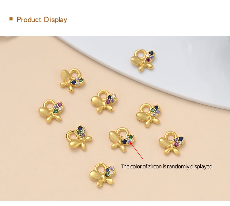 CZ pendant butterfly charms with multi color zircon stones.jpg