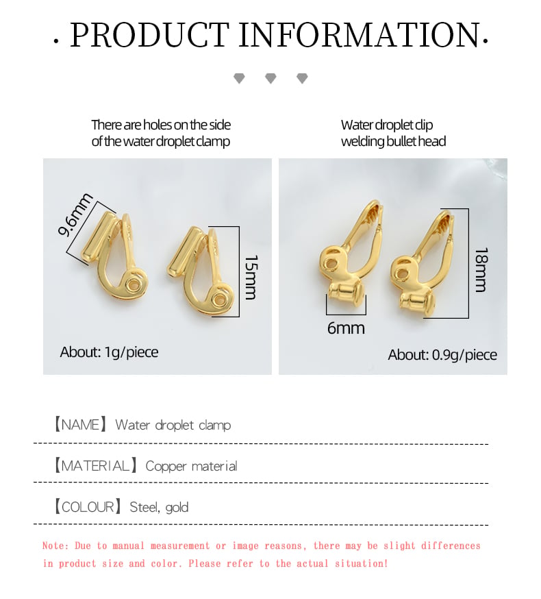 Waterdrop earring clip side hole and bullet tip options.jpg