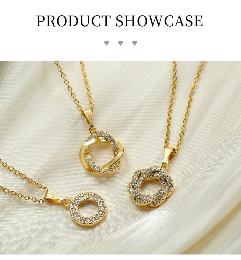 Gold plated CZ pendant necklace product showcase.jpg