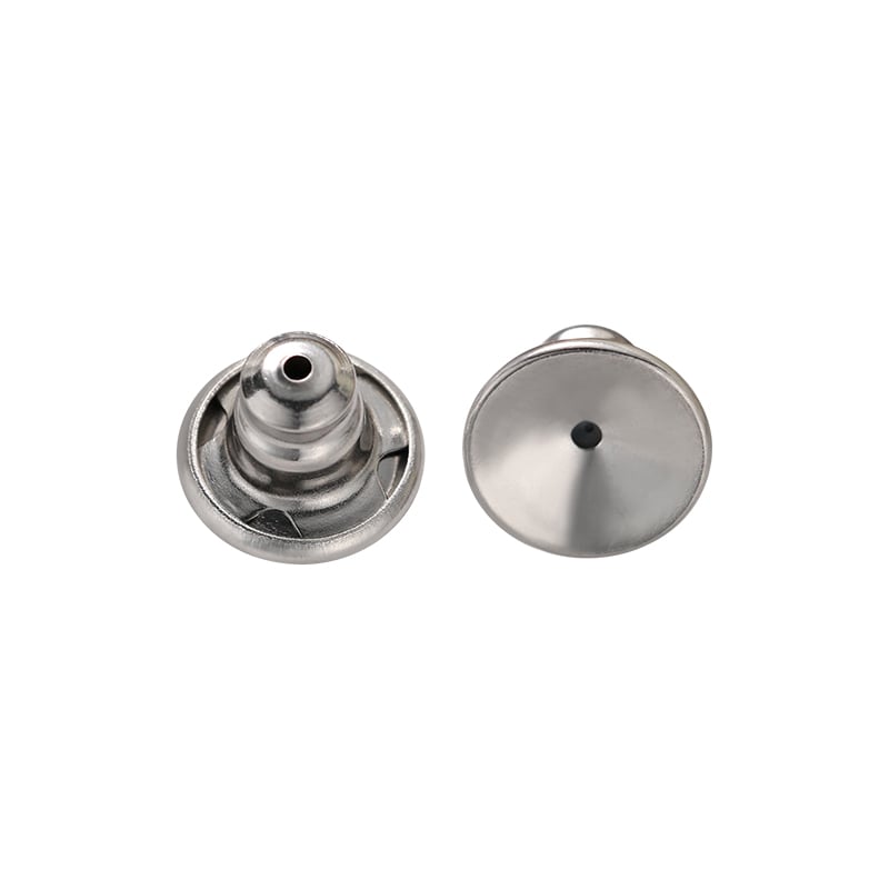 Stainless Steel Large Bullet Earring Backs – 10mm Stable Disc Base