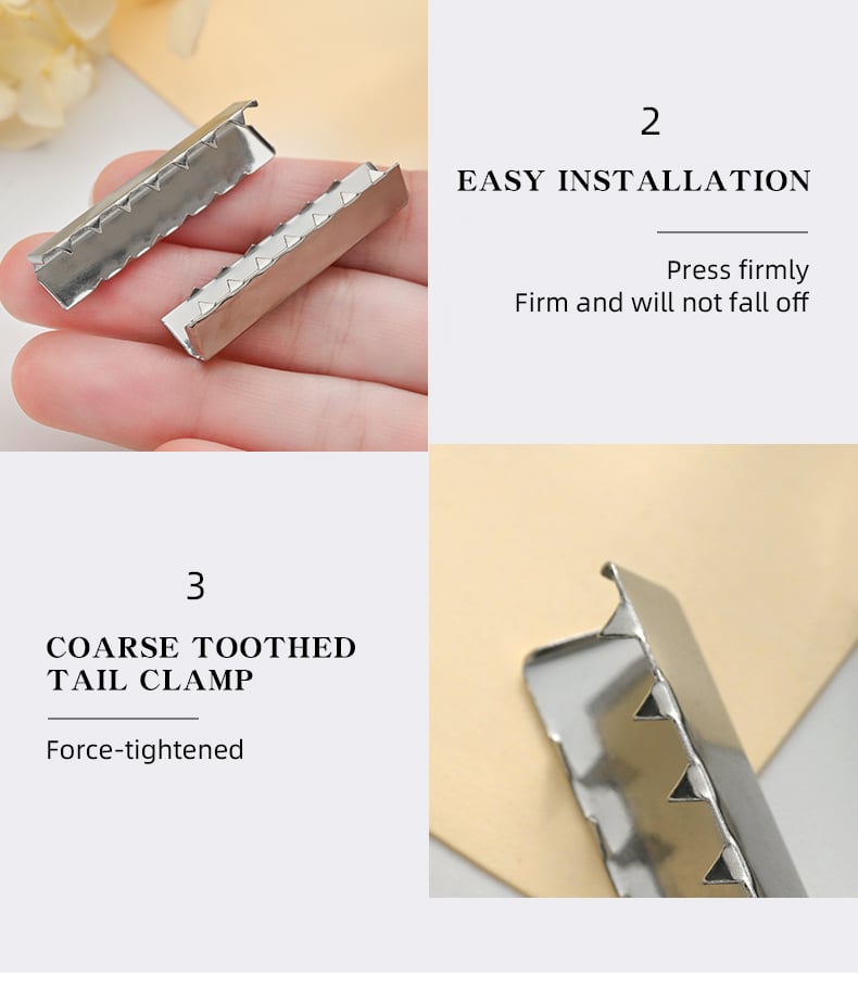 Ribbon end clips for DIY jewelry bags and accessories6.jpg