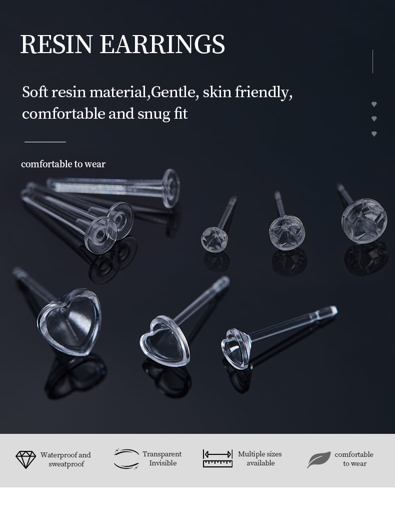 Resin stud earring flat disc and heart head spec.jpg