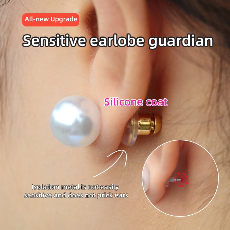 Copper Bullet Earring Backs – Anti-Drop Disc Design, 6mm & 8mm
