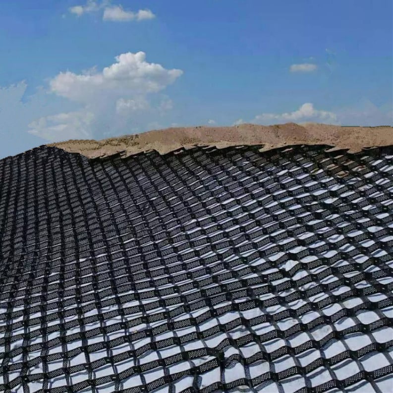 How high retaining wall needs geogrid