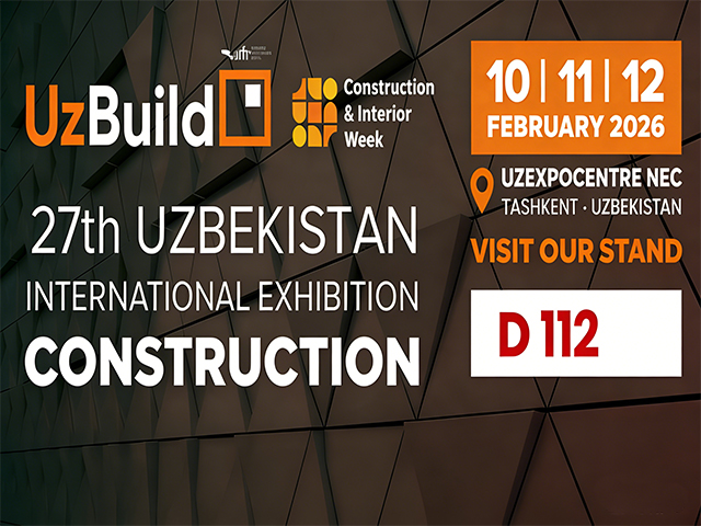 We cordially invite you to attend the 2026 Tashkent Building Materials Exhibition in Uzbekistan