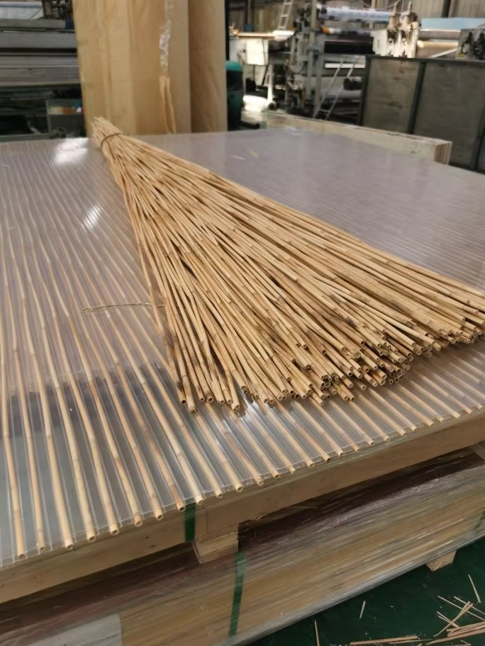 SINHAI patent products polycarbonate & bamboo techo para terraza policarbonato de bambu manufacture