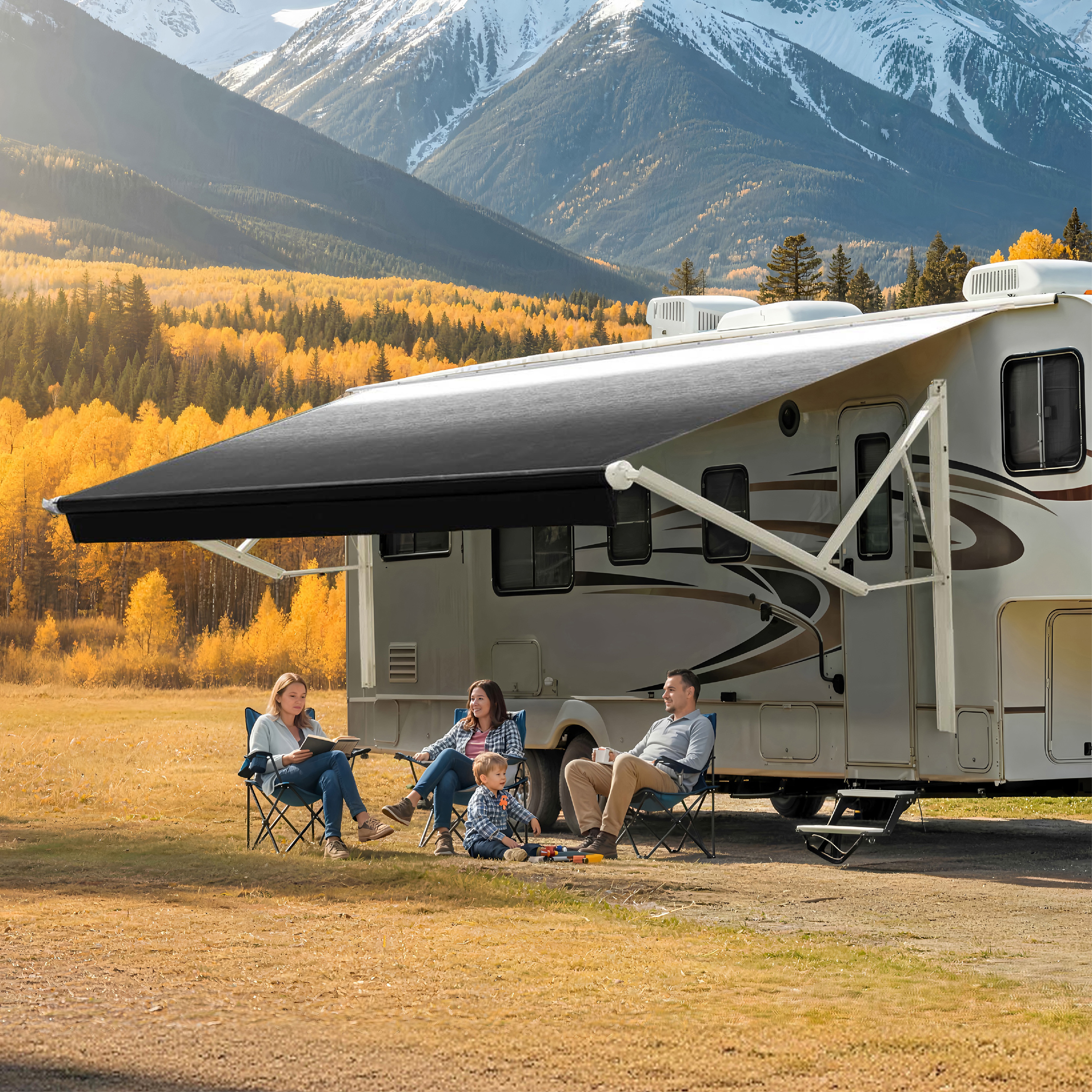 AWNLUX W5700 Electric RV Roll Out Awning