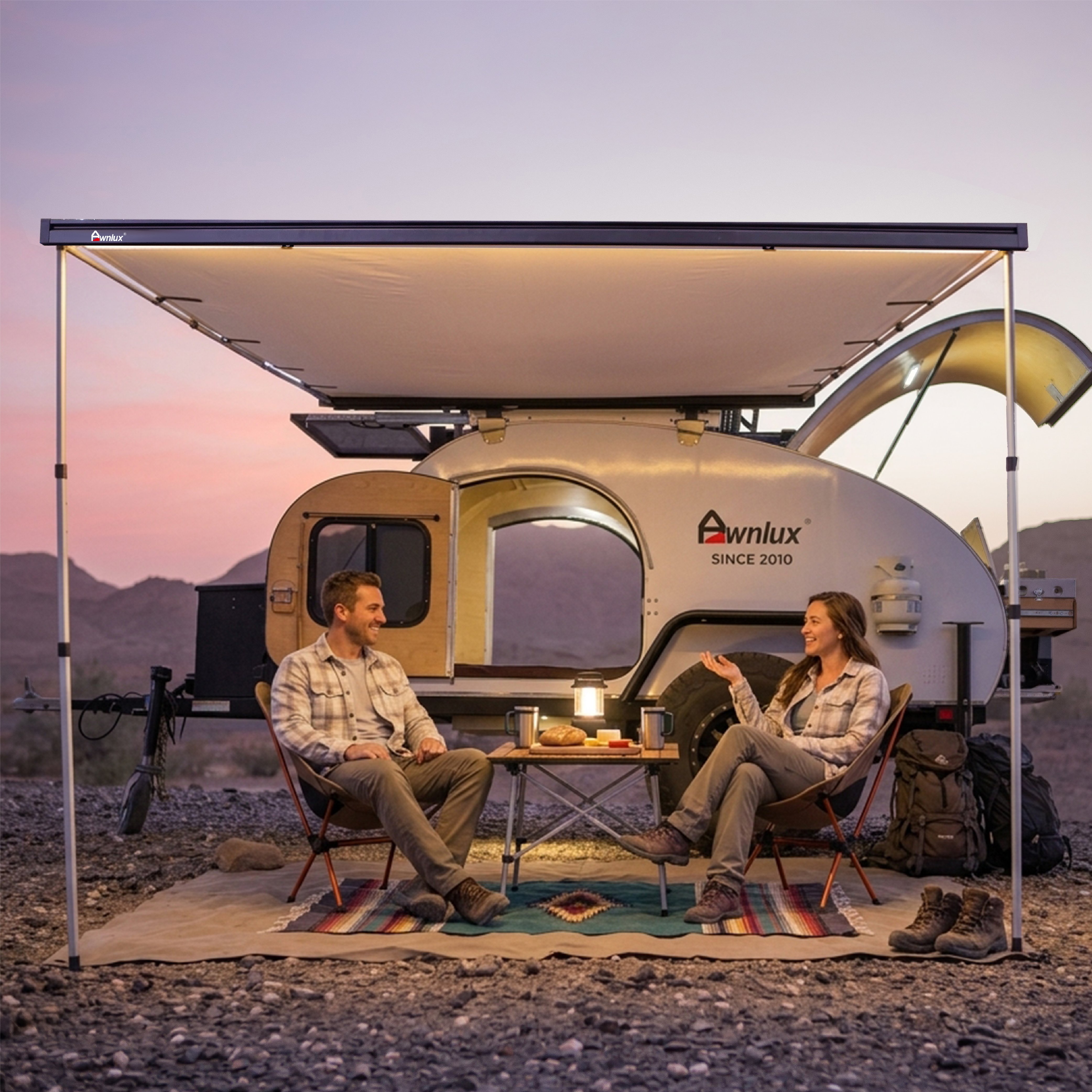 AWNLUX W5300T Teardrop Trailer Awning