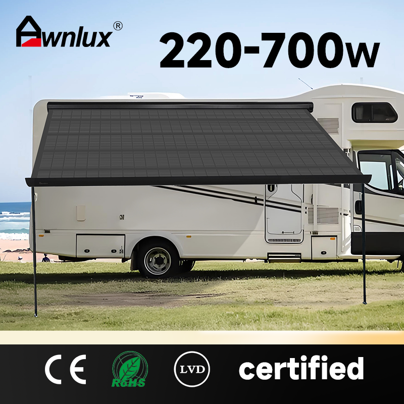 Solar Awnings for Full-Time RV Living: Benefits, Limits and Power Planning
