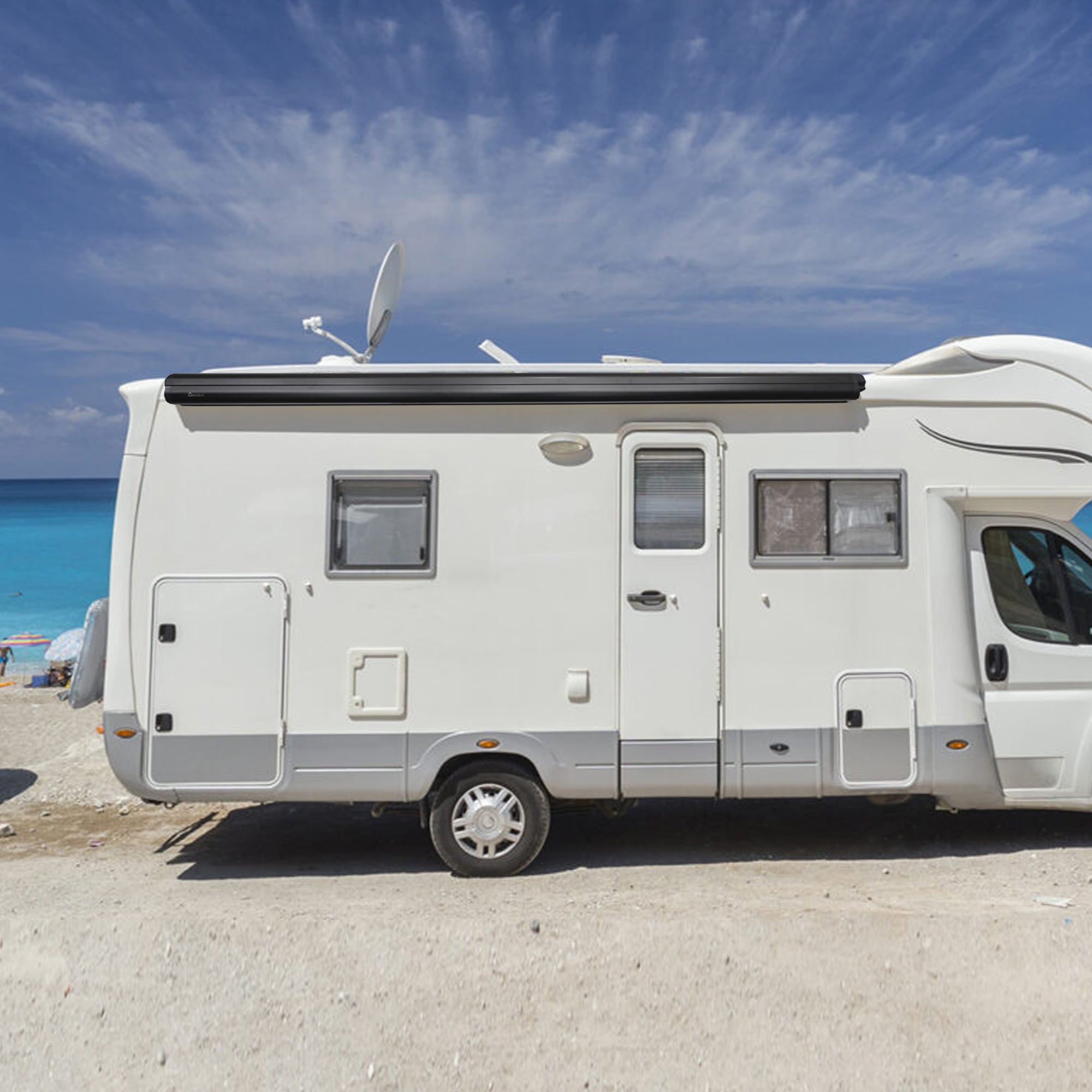 AWNLUX SA5900 Full Cassette RV Solar Awning
