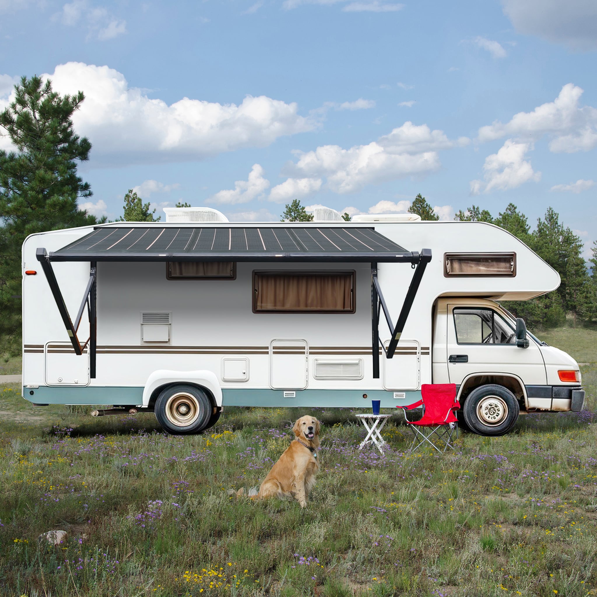 What RV Types Are Best Suited for a 1.3 kg/m² Solar Awning? A Weight and Power Balance Analysis