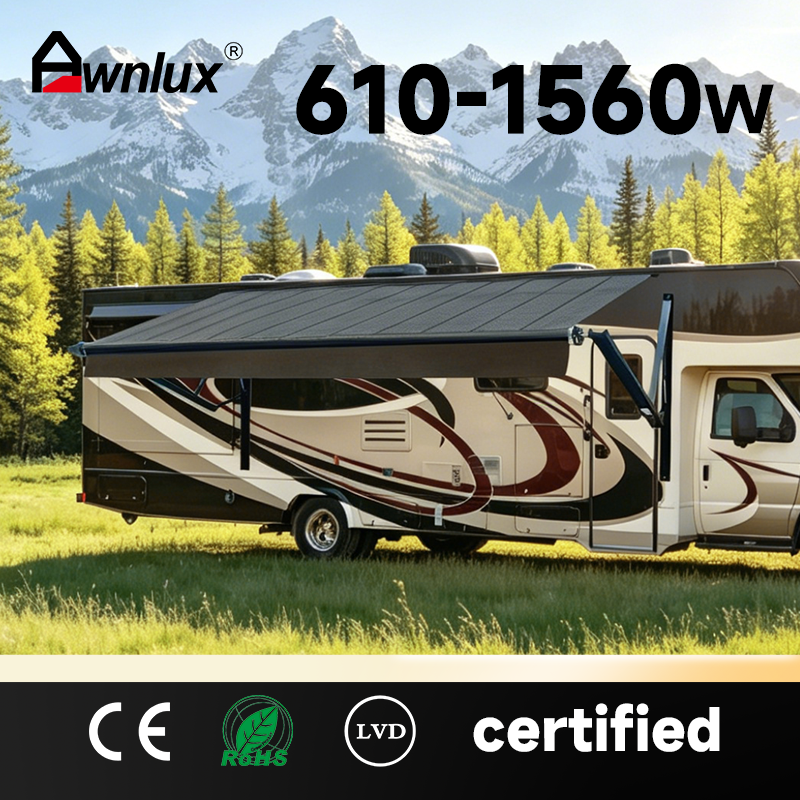 AWNLUX SA5700 Electric Flexible Solar RV Awning