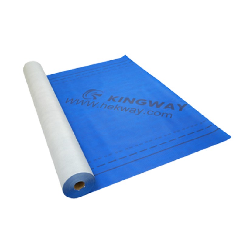 180gsm 1.5m*50m with logo Wind Preventing Waterproof Breathable Membrane UV Resistance Roof Membrane
