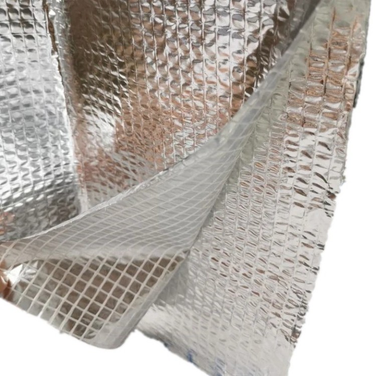 Kingway 1.5m*50m/roll 120gsm heat insulation aluminum foil backed woven fabric