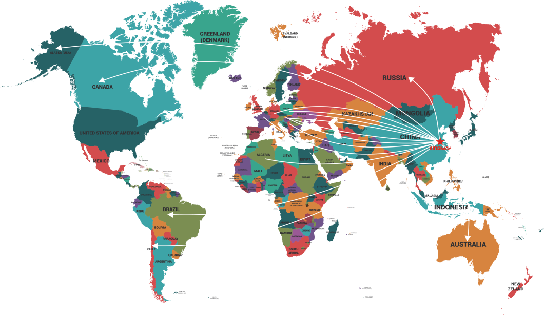 Nantong Kingway's Sales Network Covers The Globe