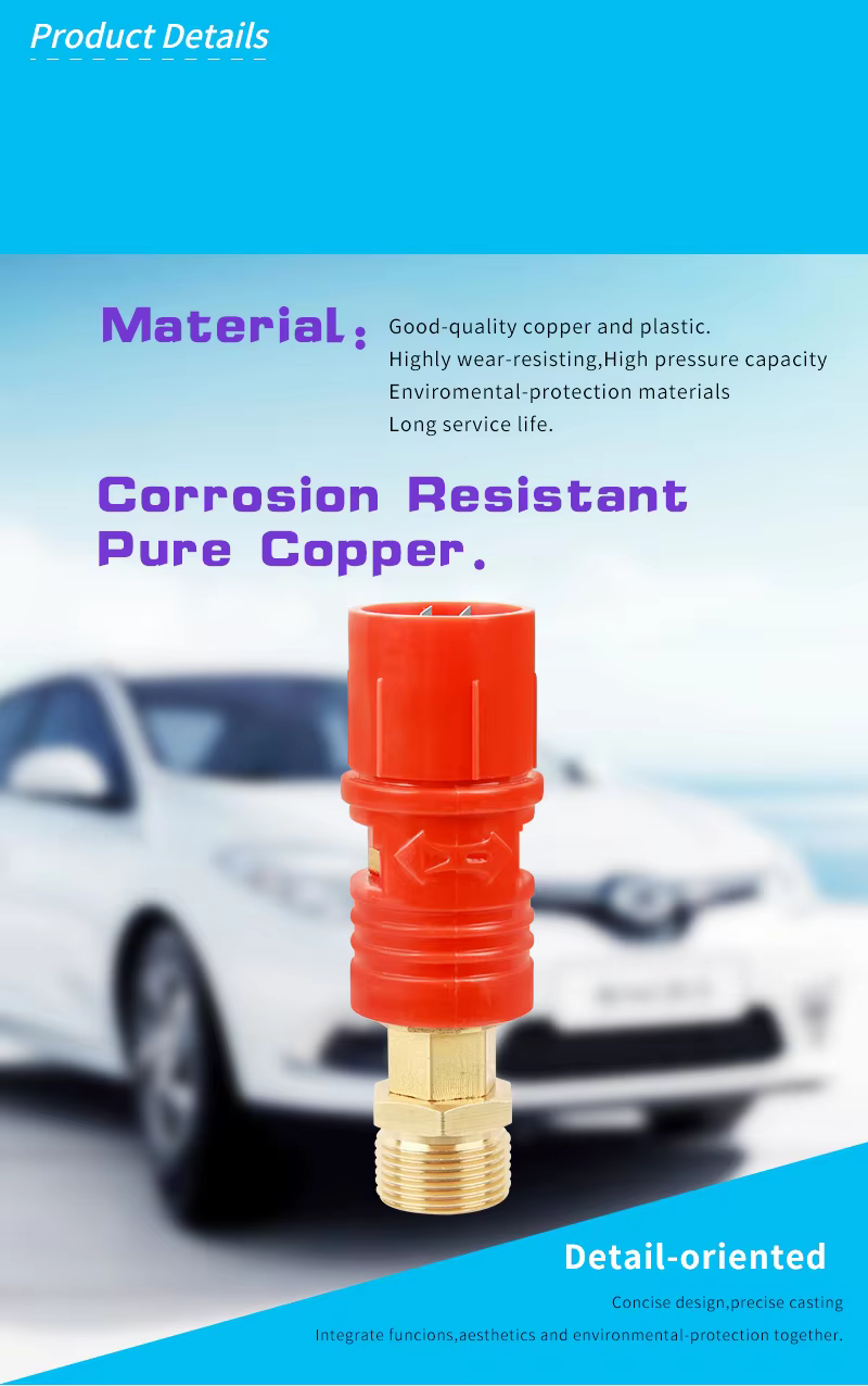SPS 4500PSI Adjustable High Pressure Car Washer Accessories Duckbill Nozzle for Car Washing Gun factory