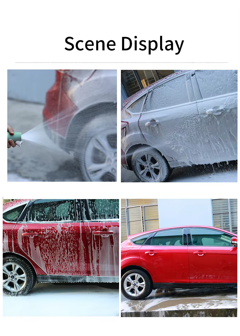 SPS Car Cleaning Spray Bottle Car Wash Transparent Snow Foam Cannon High Pressure PA Foam Lance details