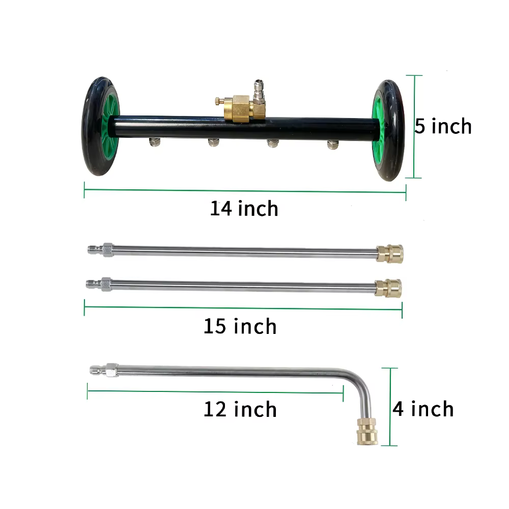4000PSI High Pressure Car Under Body Chassis Washer Undercarriage Cleaner Water Broom Cleaner Kit For 1/4" Connector supplier