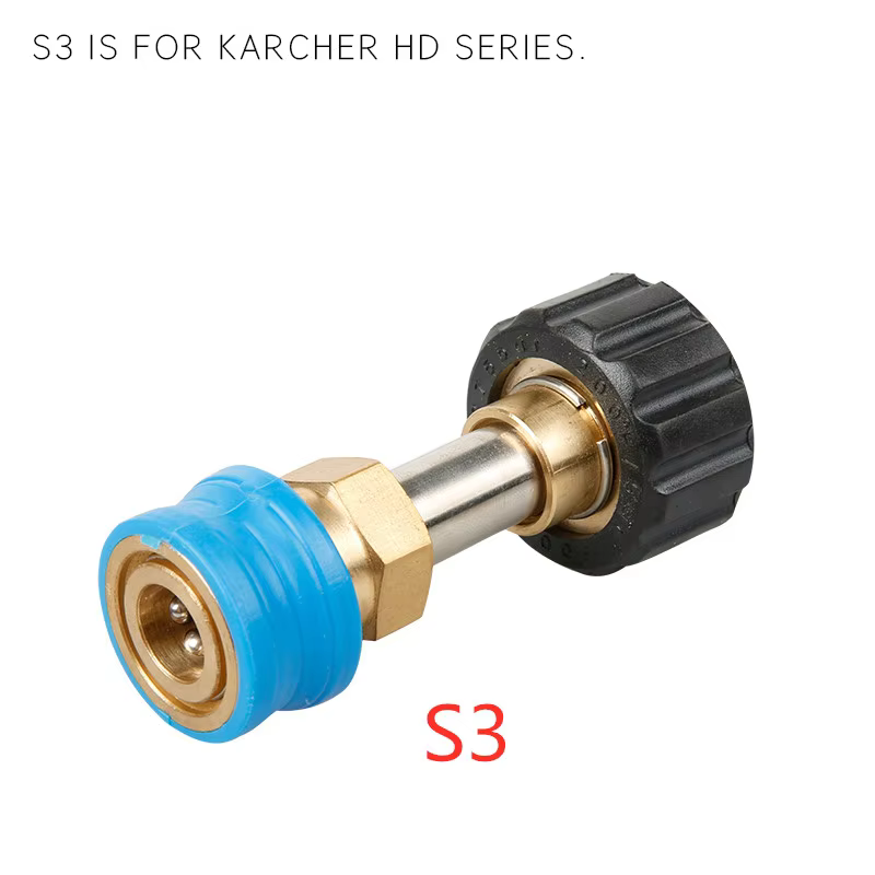 High Pressure Car Washer Accessories 1/4'' Quick Connector Snow Foam Lance Cannon Adapter details