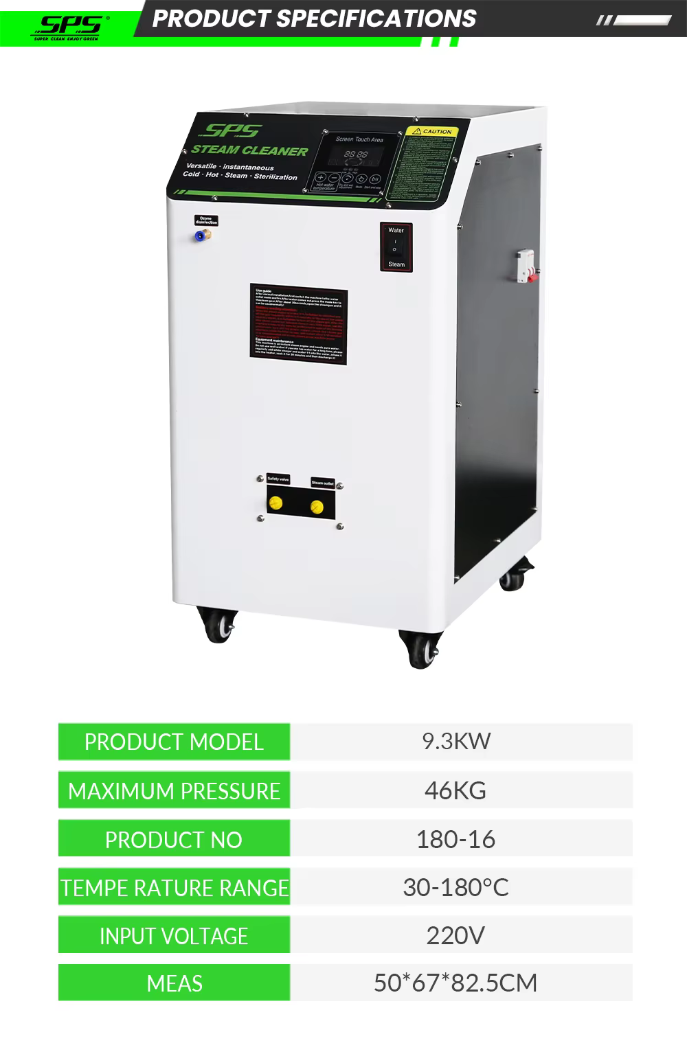 220V Electric High Temperature Steam Cleaning Machine Heavy Oil Washing Removal Hot Water Dry Wet Steam Car Wash Equipment supplier