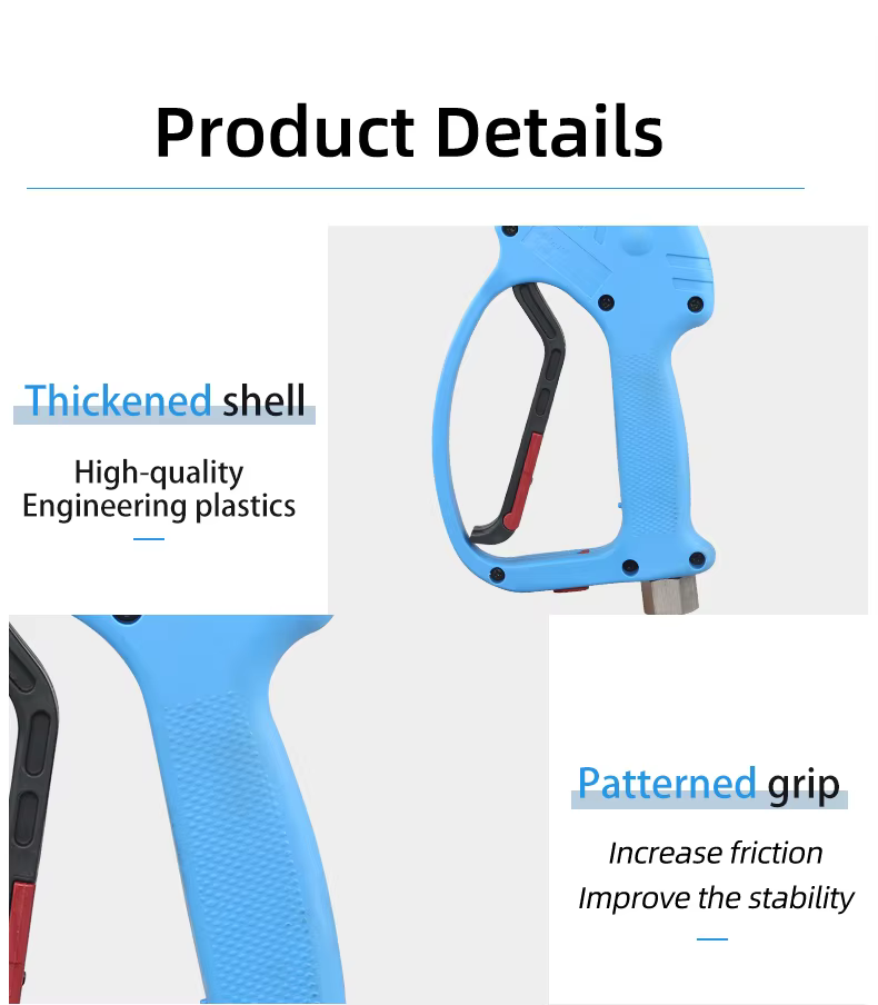 SPS 5000PSI 300BAR High Pressure Washer Gun Water Spray Gun Brass Duty Cleaning Gun for Car Wash Pressure Washer Parts manufacture