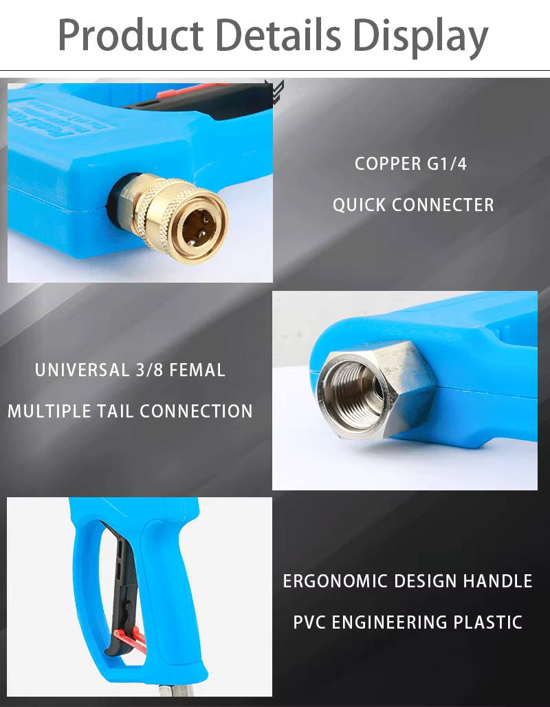 SPS Parts Pressure Car Washer Portable High-Pressure Water Mist Gun Car Wash With Atomization Nozzle details