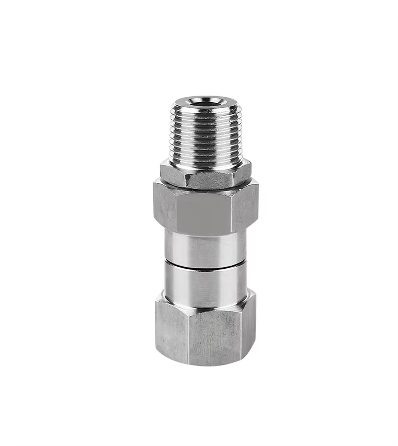 SPS Anti-winding Stainless Steel 3/8 Female to 3/8 Male High Pressure Washer Fitting factory