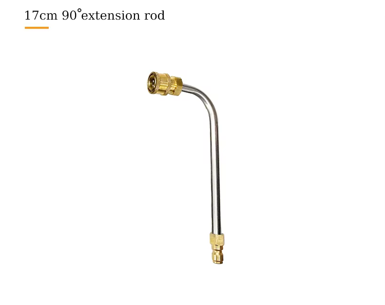 SPS 9PCS Rod Stainless Steel Extension Wand Right Angle Car Washing Extension Rod 1/4 QC Pressure Washer Extension Wand supplier