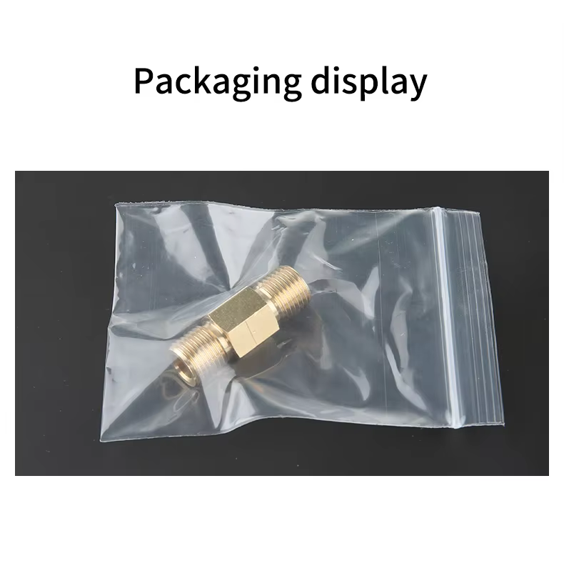 SPS Pressure Washer Brass Adapter 1/4" M+ 1/4" M Quick Connect Fittings Power Washer Connector details