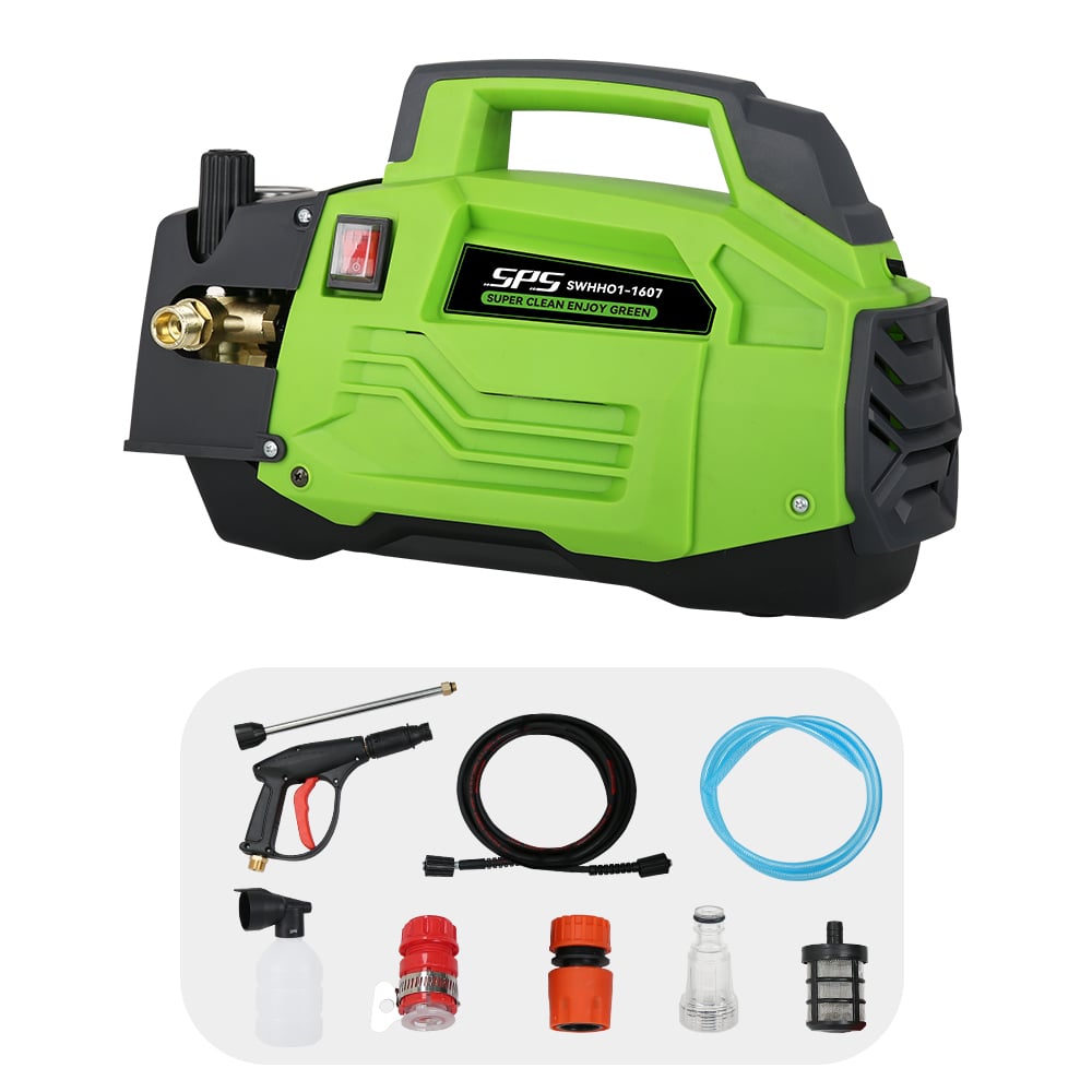 High-Temperature Steam Pressure Washer 220V/50Hz 1800W 120Bar 7L/Min Industrial-Grade Electric Cleaner  Portable Self-Priming Pump Steam Sterilization & Deep Cleaning for Cars, Kitchens, Bathrooms, Gardens, Driveways Eco-Friendly Design & Durable Motor