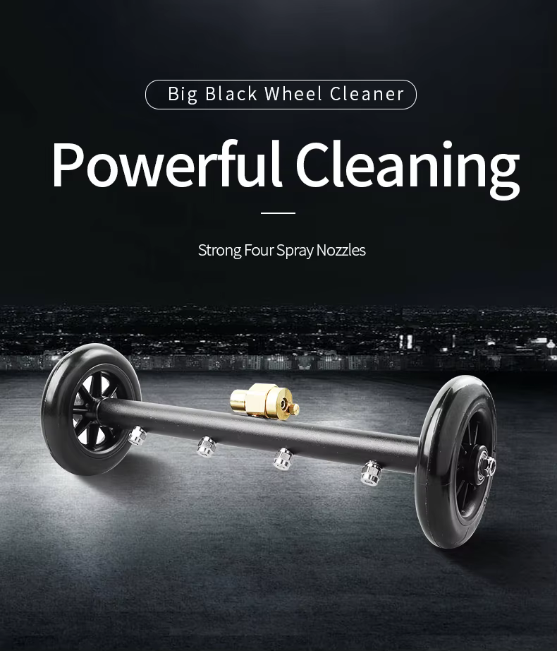 SPS 15 Inch Surface Cleaner Pressure Washer Undercarriage Cleaner,Cleaning Water Broom With Extension Wand factory