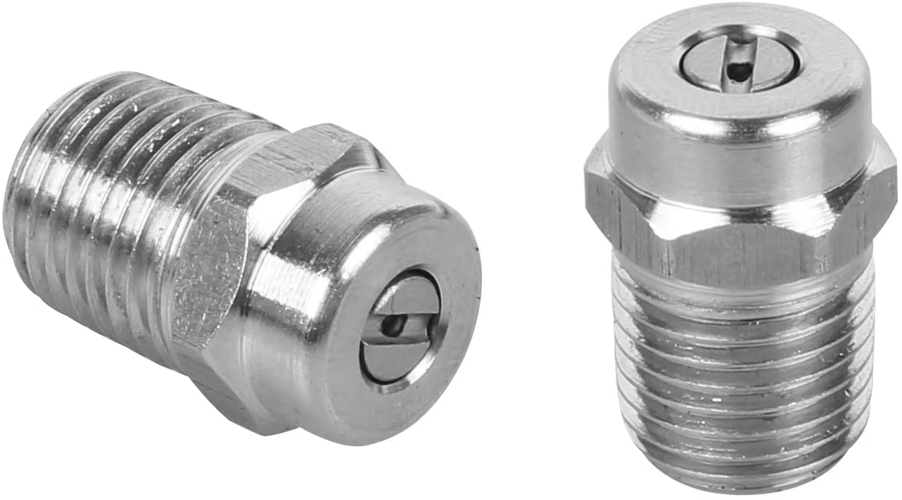 SPS 1/4''Male NPT Industrial Flat Fan Universal Water High Pressure Washer 4 Jetting Nozzle Tips Kit factory