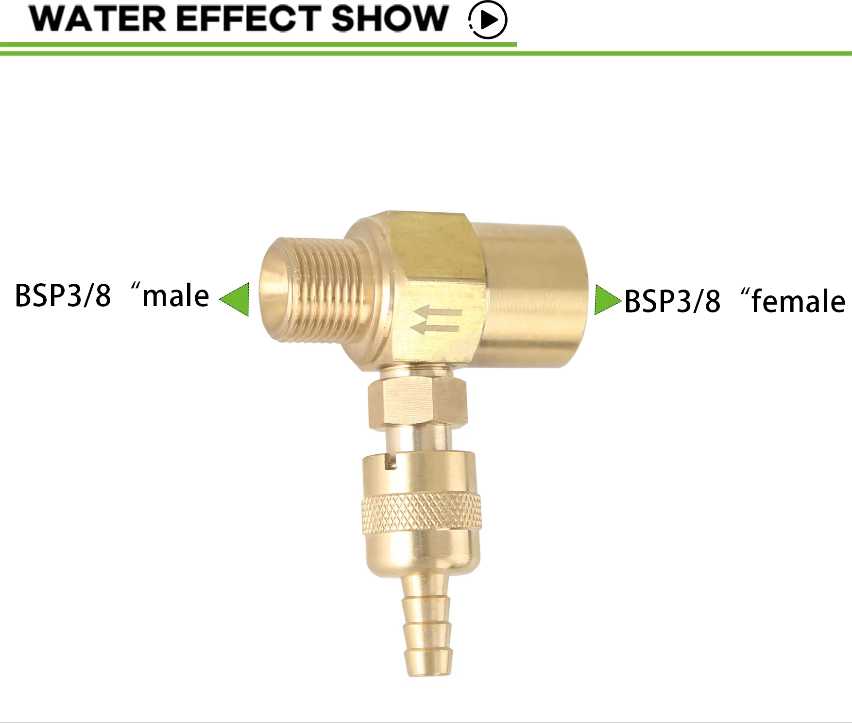 Pressure Washer Accessories Chemical Injector 3/8 Male Washing Fluid Mixer Soap Injector Kit 5.0 GPM details