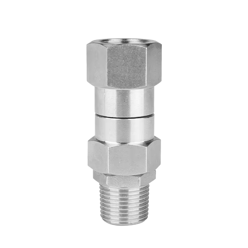 SPS Anti-winding Stainless Steel 3/8 Female to 3/8 Male High Pressure Washer Fitting manufacture