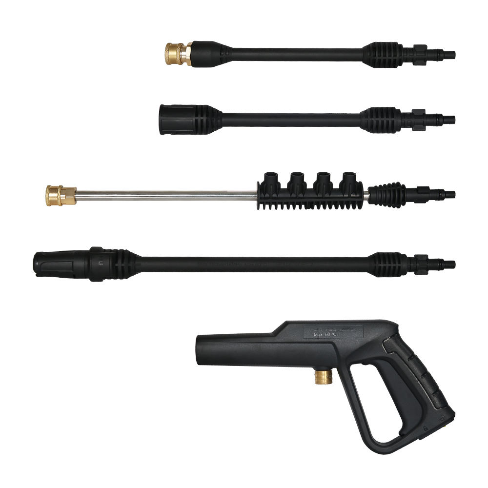 Adjustable Replacement High Pressure Washer Gun Set Snow Foam Lance Car Cleaning Gun Kit for Karchar K Series with Nozzle