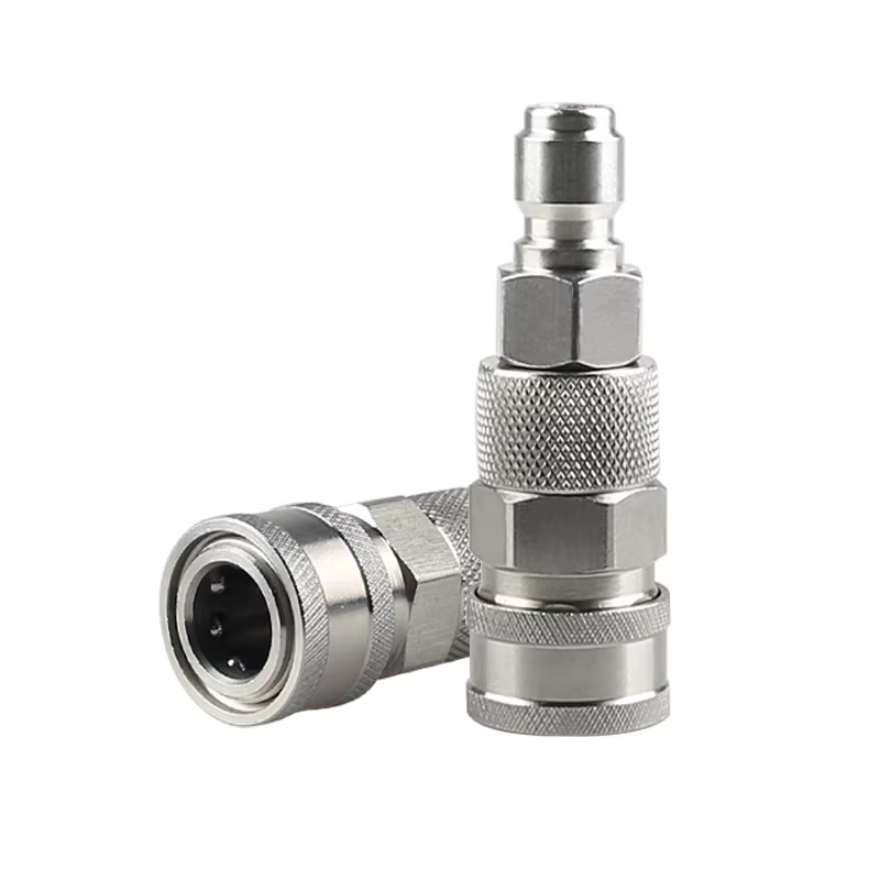 SPS 3/8 Inch Anti-winding Quick Connector Stainless Steel Quick Plug and Quick Coupling details