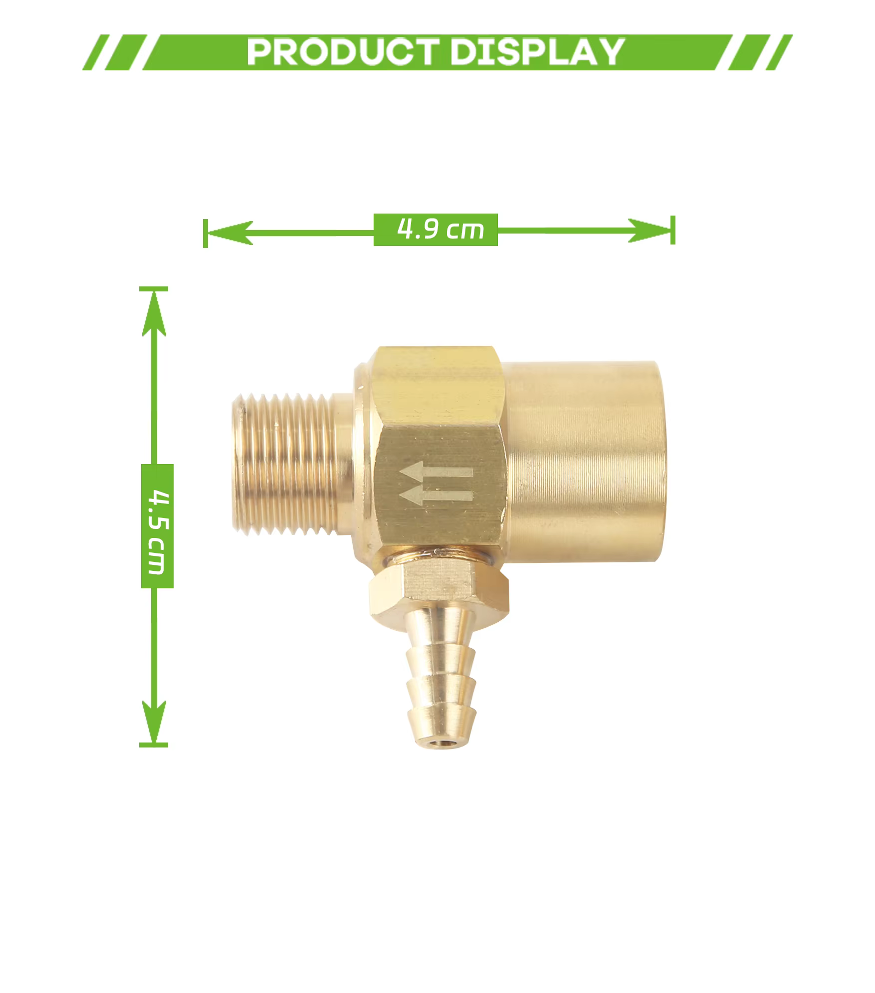 General Pump 3-5 Gpm Chemical Injector High Pressure Brass 3/8 Male for Pressure Washer Detergent Injector - 2.1mm Orifice supplier