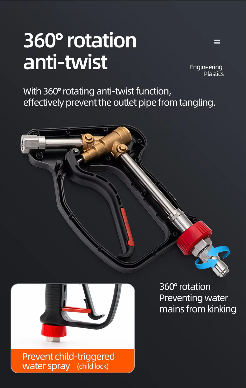 SPS High Pressure Washers Car Wash Foam Spray Gun Snow Foam Cannon Lance Trigger Short Gun factory