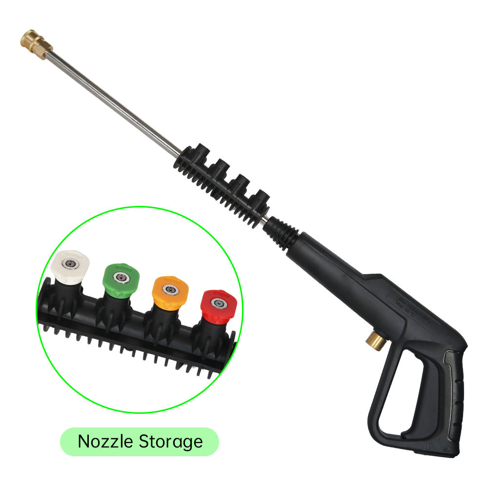 Achieve a professional level of foam coverage with our easy-to-use spray gun