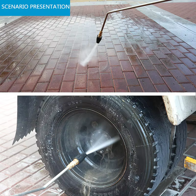 SPS 3000 PSI Solid Brass High Pressure Washer Turbo Nozzle Quick Connect Rotating Aluminum Water Nozzle factory