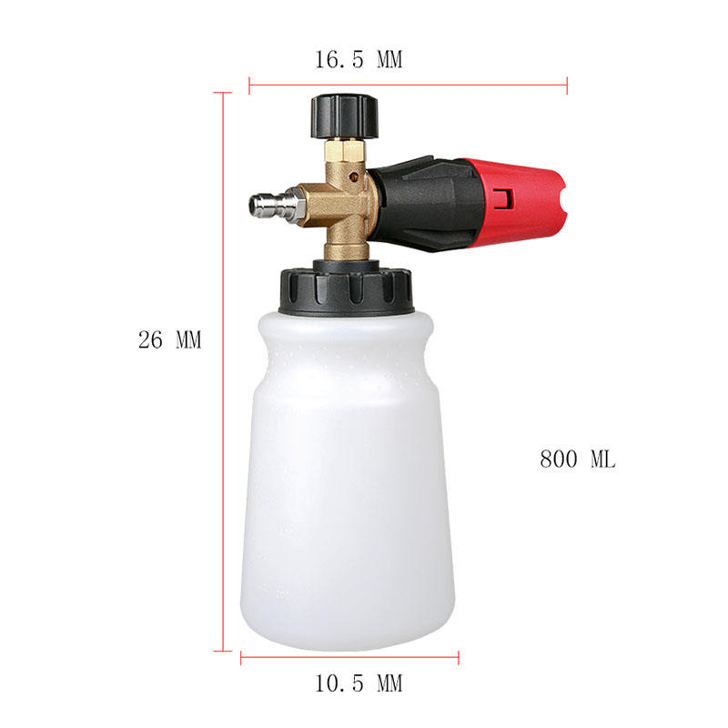 Enhance your car washing routine with the most effective foam cannon available.