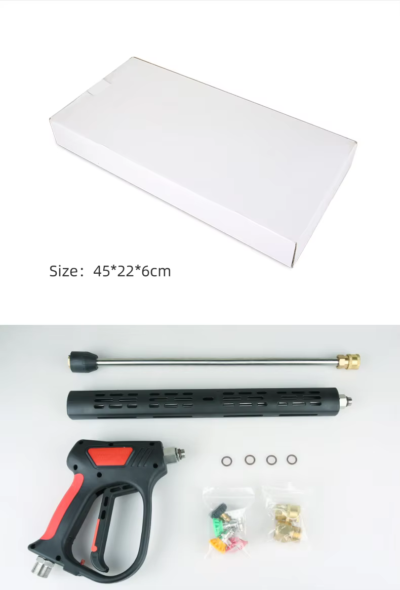 SPS 5000 PSI 350 BAR High Pressure Washer Gun Car Washing Cleaning Washer With Extension Wand details