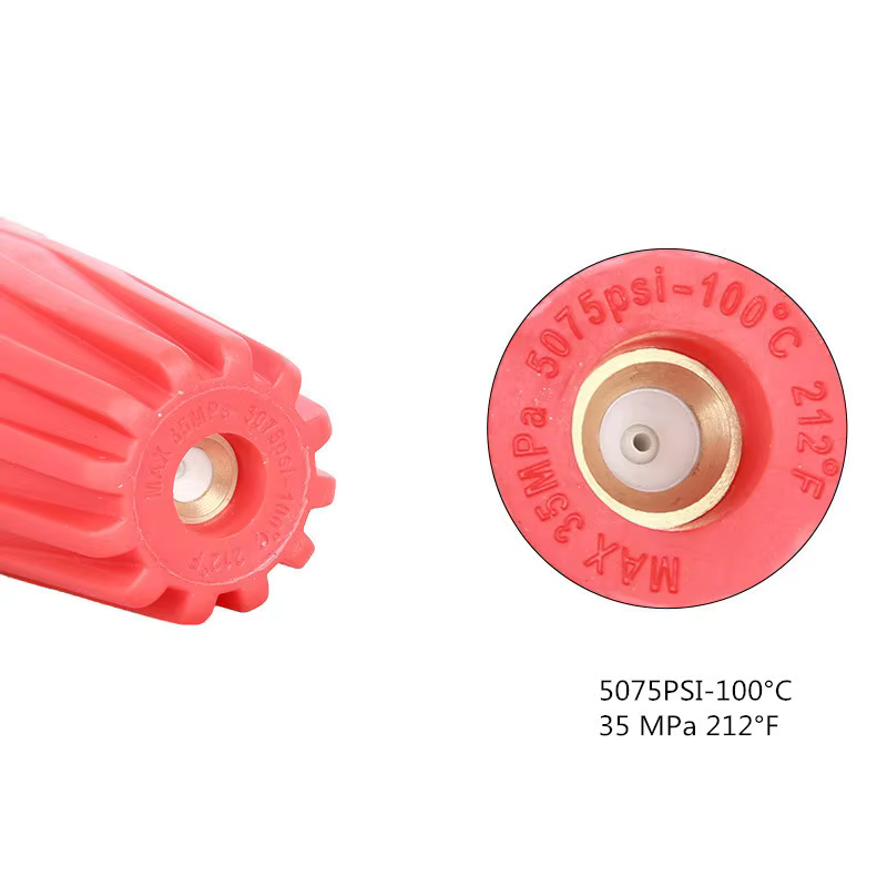 SPS 5000 PSI 1/4 Inch Quick Connect High Pressure Power Washer Red Rotary Turbo Nozzles supplier