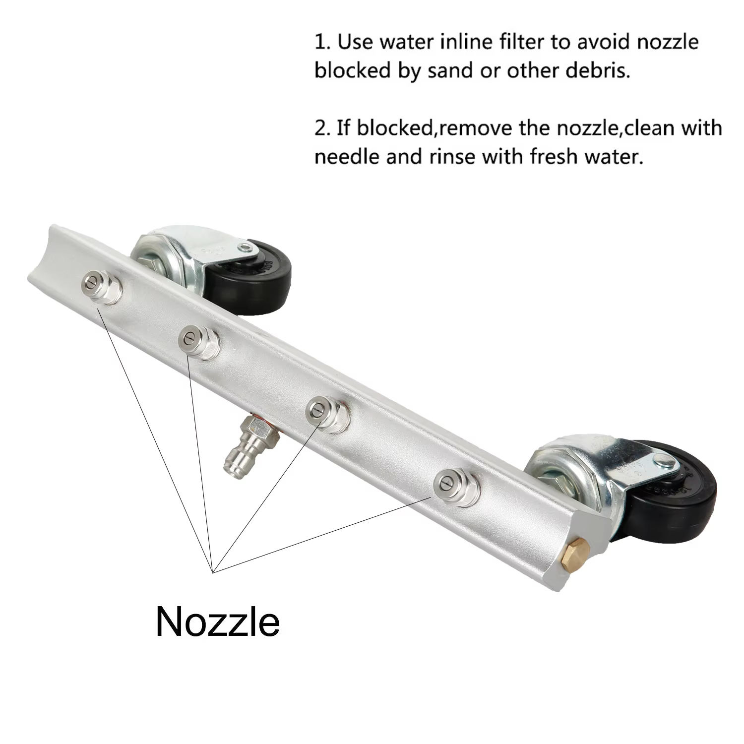 4000 PSI 4 Nozzles Pressure Washer Undercarriage Cleaner Car Chassis Cleaning Equipment Car Detailing Water Broom manufacture
