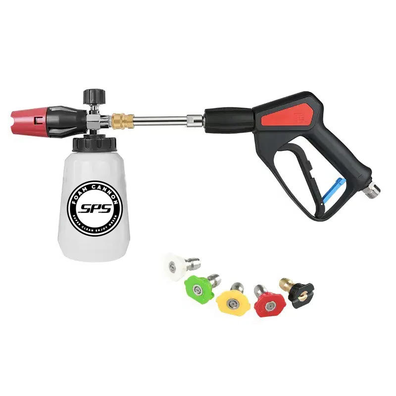SPS High Pressure Washers Car Wash Foam Spray Gun Snow Foam Cannon Lance Trigger Short Gun
