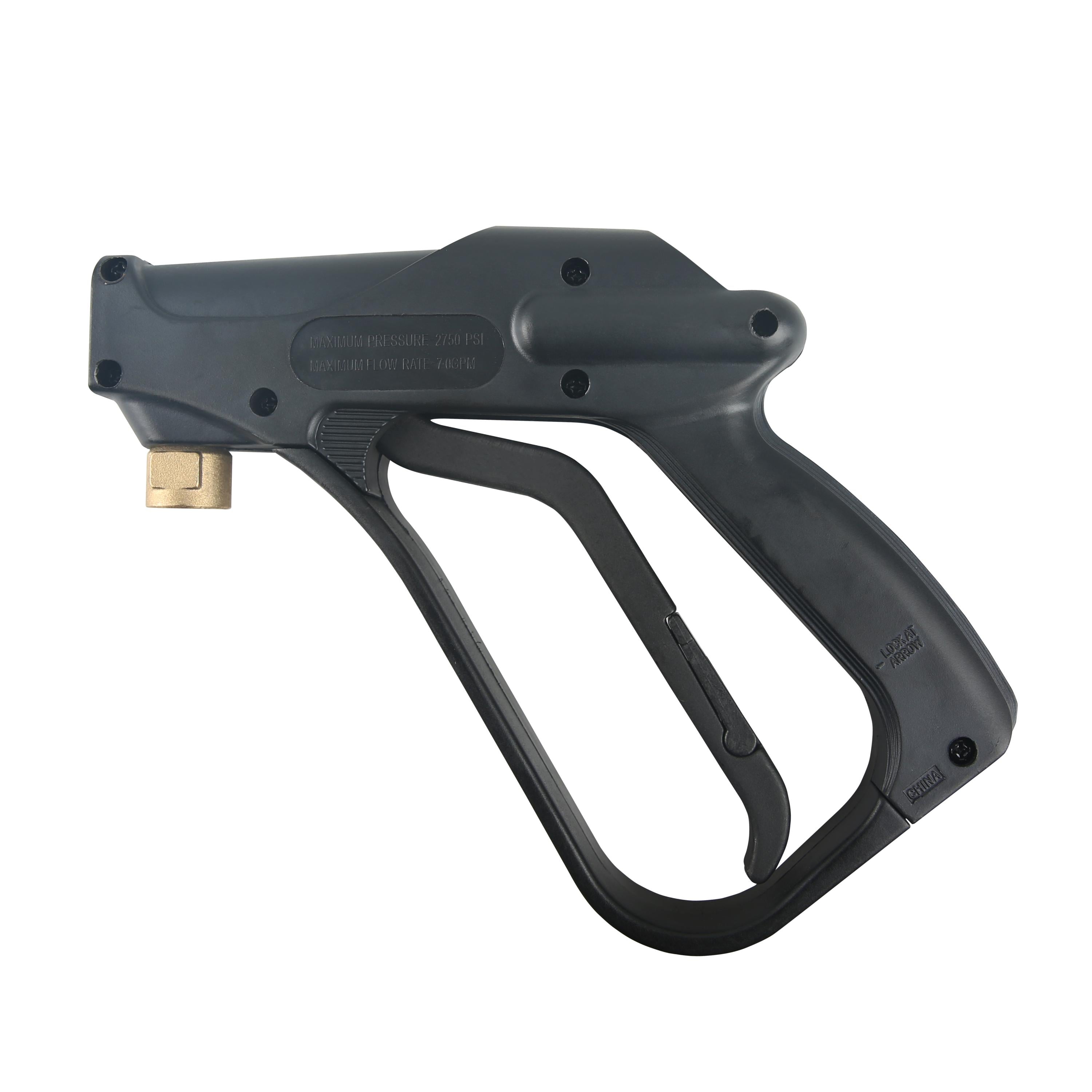 SPS 2750PSI 200Bar High Pressure Washer Gun 1/4 Inch Outlet Trigger Car Wash Gun 3/8 Inch Inlet Water Spray Gun
