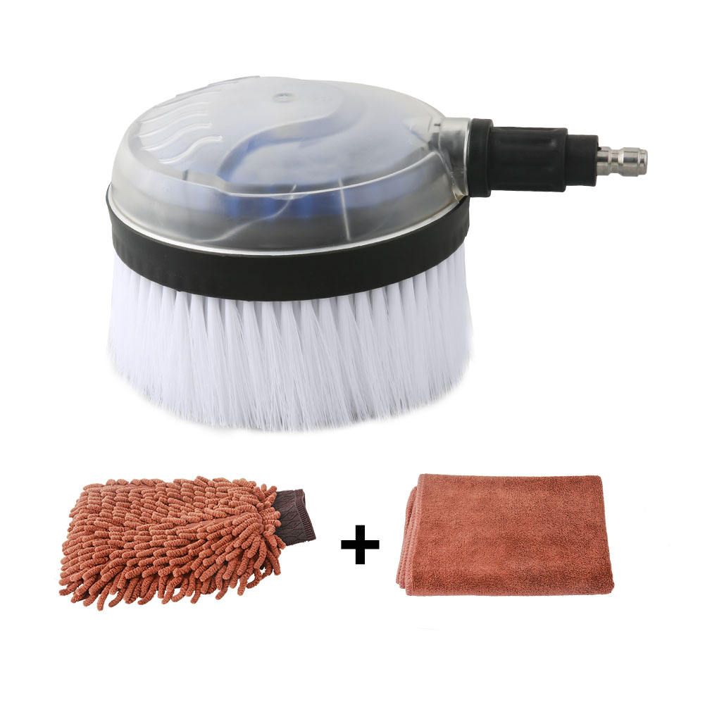 kit per la pulizia della superficie dell'auto da 1/4 pollice, spazzole rotanti per idropulitrice ad alta pressione